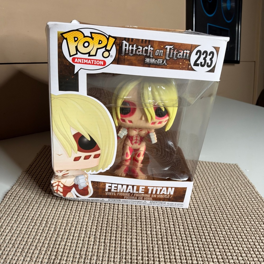 Funko Pop Attack on Titan Female Titan 233 6 Inch Vinyl Figure Anime AOT
